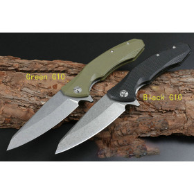 HY003 Tactical Folding Pocket Knife OEM Customizable VG10 Steel EDC Survival Camping Knife UD405528A